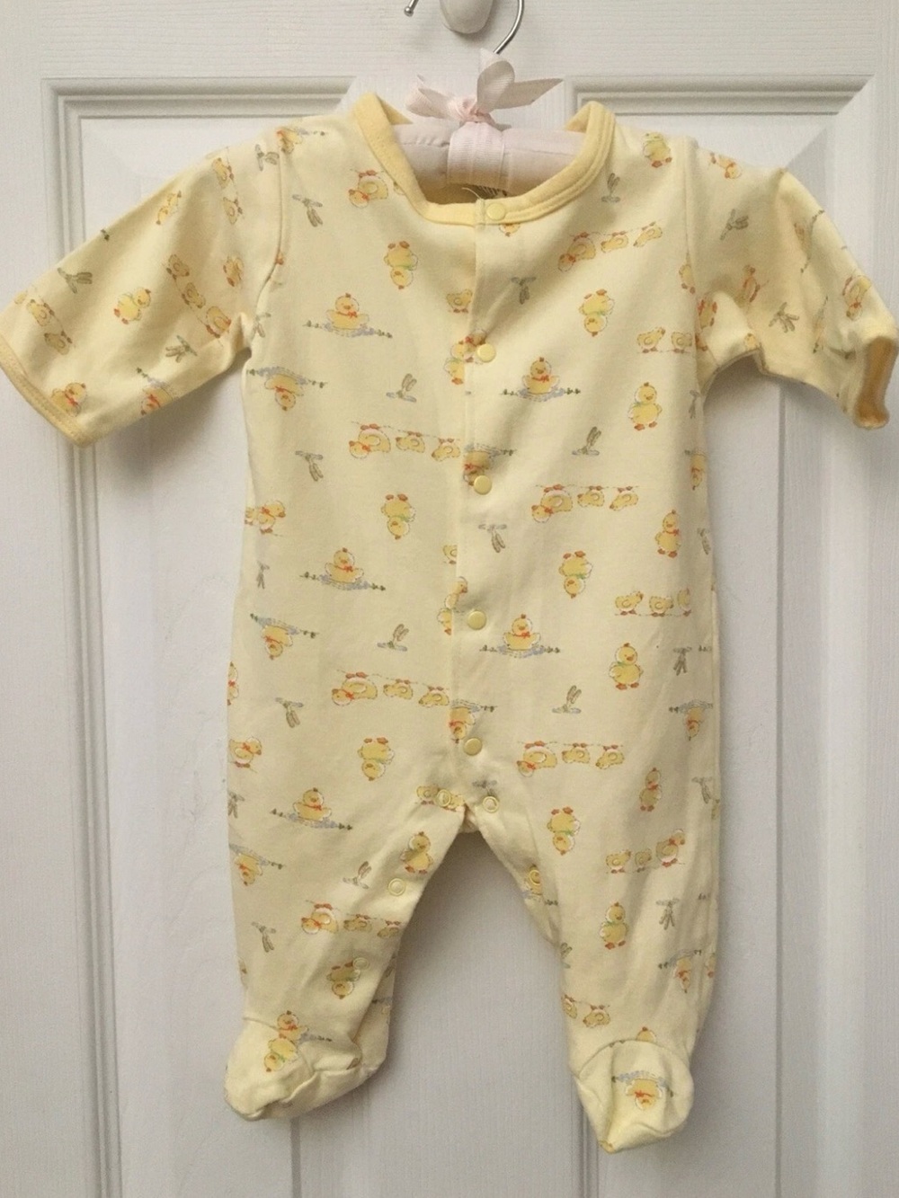 Little Me Footed One-piece Romper Sleeper Playsuit 3 Mo Up To 12 Lbs Ducks Baby